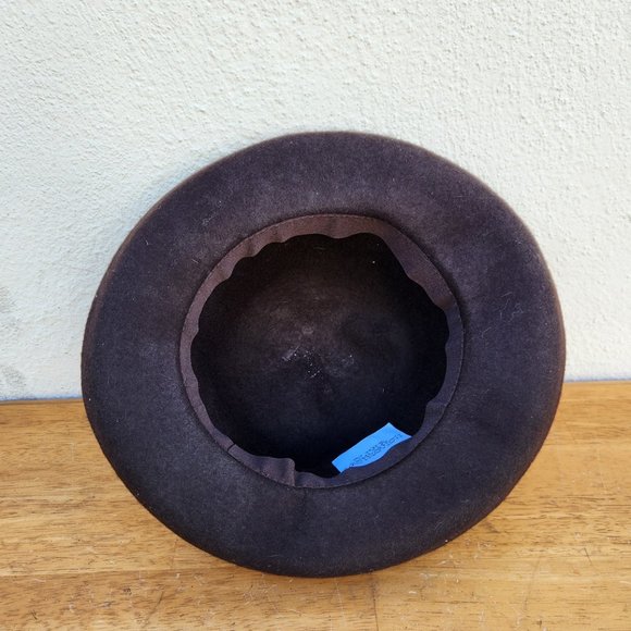 Olivia Latinovich Brown Checkered Bowler Hat - Picture 6 of 7